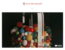 Tablet Screenshot of plusonegallery.com